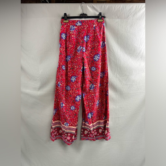Boho Floral Wide Leg Pant - Picture 7 of 7